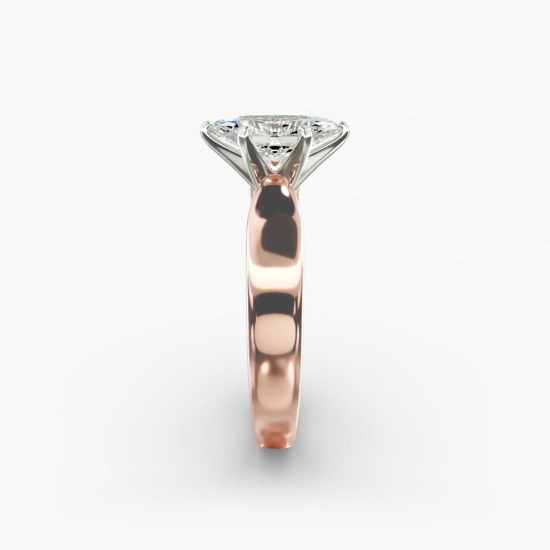 Marquise Cut Lab-Grown Diamond Ring | 0.50–5.00 Carat | IGI Certified | Yellow, White & Rose Gold