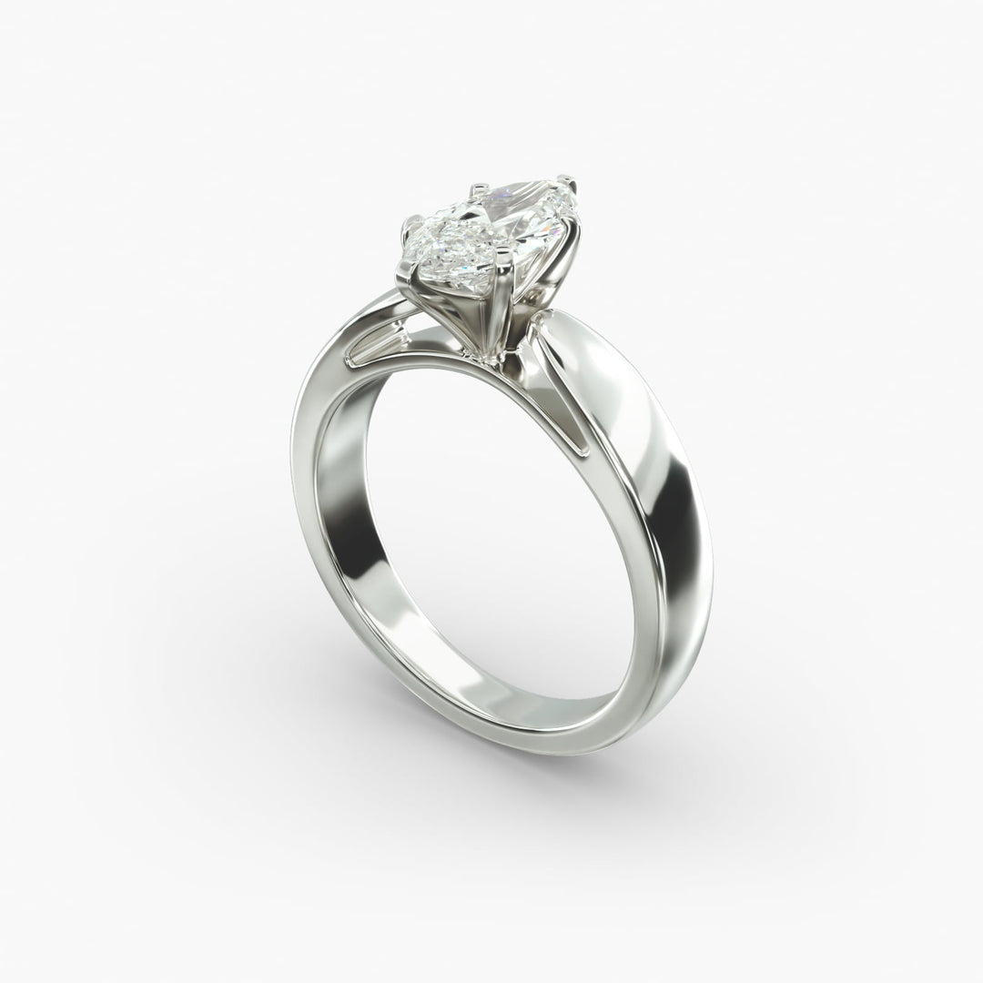Marquise Cut Lab-Grown Diamond Ring | 0.50–5.00 Carat | IGI Certified | Yellow, White & Rose Gold