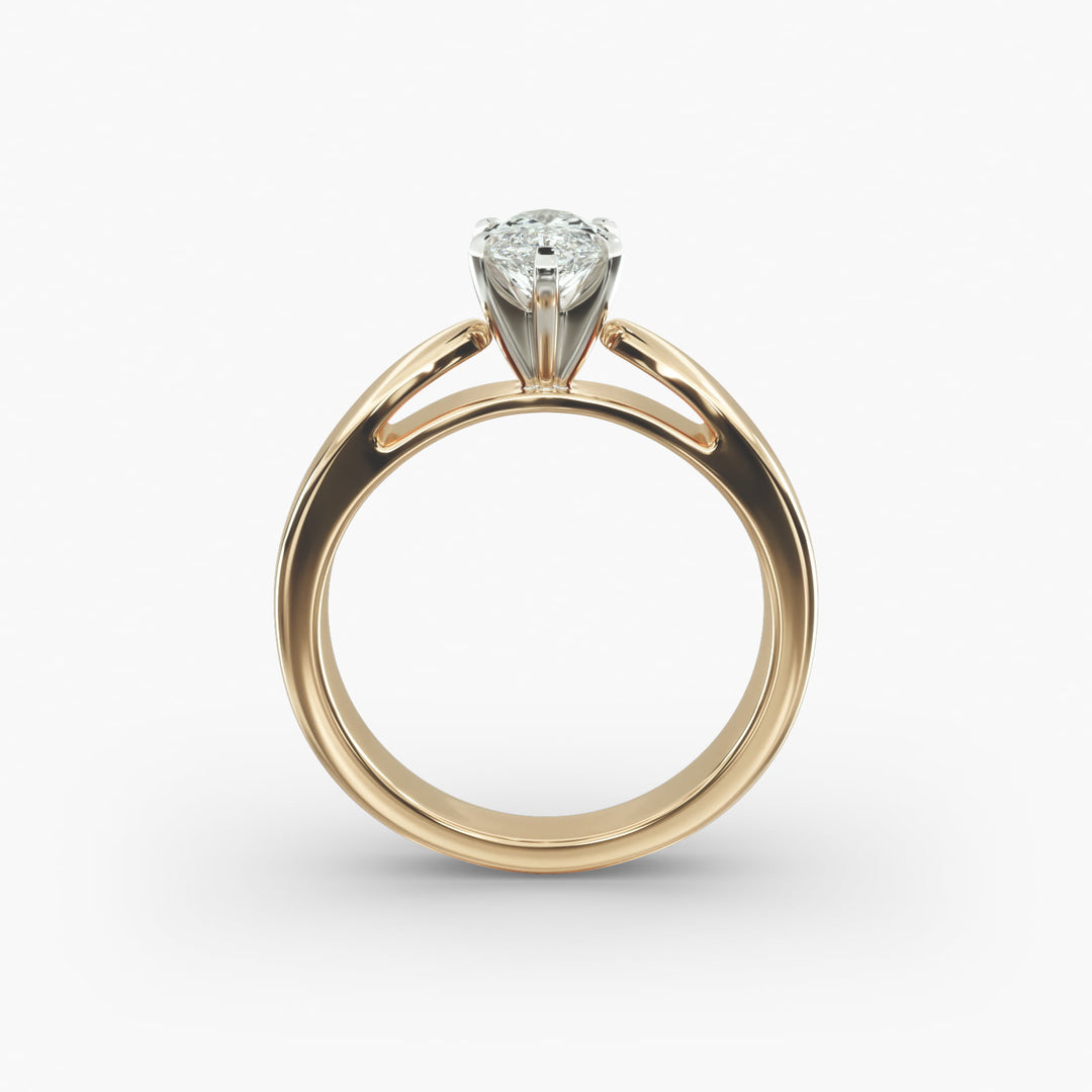 Marquise Cut Lab-Grown Diamond Ring | 0.50–5.00 Carat | IGI Certified | Yellow, White & Rose Gold