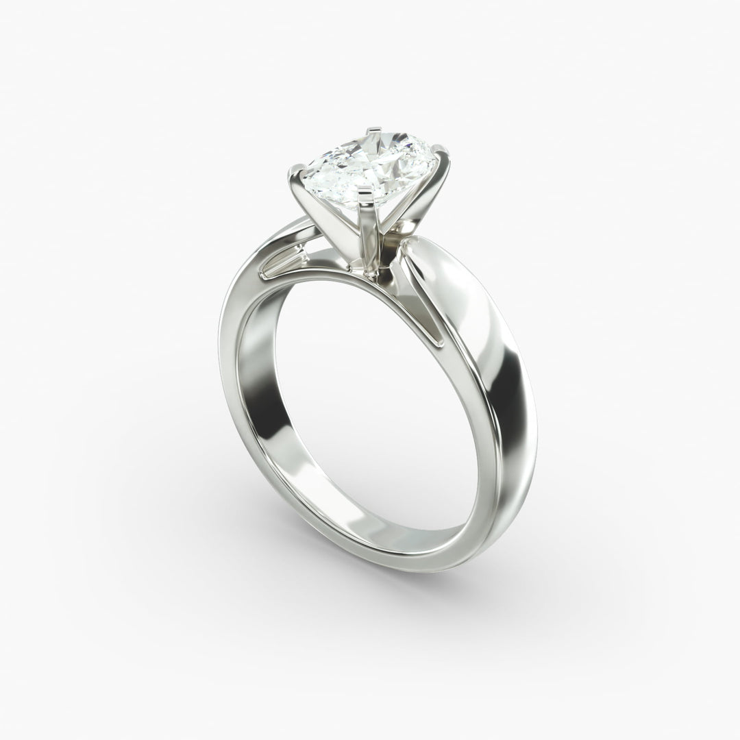 Oval Cut Lab-Grown Diamond Ring | 0.50–5.00 Carat | IGI Certified | Yellow, White & Rose Gold
