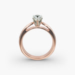 Load image into Gallery viewer, Pear Shaped Lab-Grown Diamond Engagement Ring | 0.50–5.00 Carat | IGI Certified | Yellow, White &amp; Rose Gold
