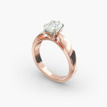 Load image into Gallery viewer, Pear Shaped Lab-Grown Diamond Engagement Ring | 0.50–5.00 Carat | IGI Certified | Yellow, White &amp; Rose Gold
