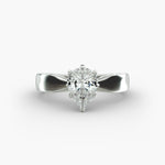 Load image into Gallery viewer, Pear Shaped Lab-Grown Diamond Engagement Ring | 0.50–5.00 Carat | IGI Certified | Yellow, White &amp; Rose Gold
