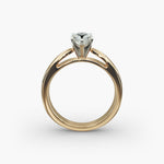 Load image into Gallery viewer, Pear Shaped Lab-Grown Diamond Engagement Ring | 0.50–5.00 Carat | IGI Certified | Yellow, White &amp; Rose Gold
