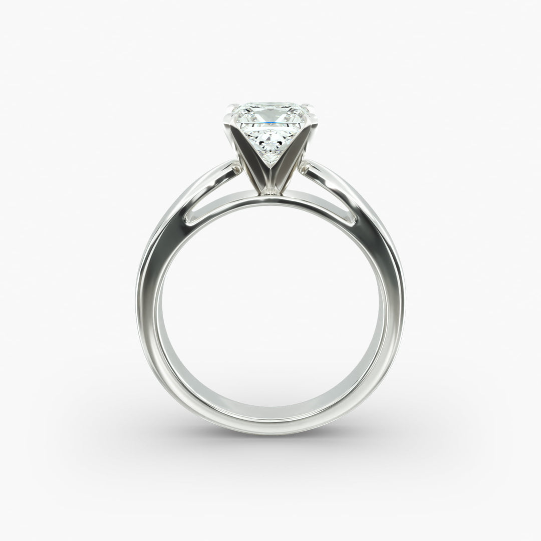 Princess Cut Bold Style Lab-Grown Diamond Ring | 0.50–5.00 Carat | IGI Certified | Yellow, White, Rose Gold