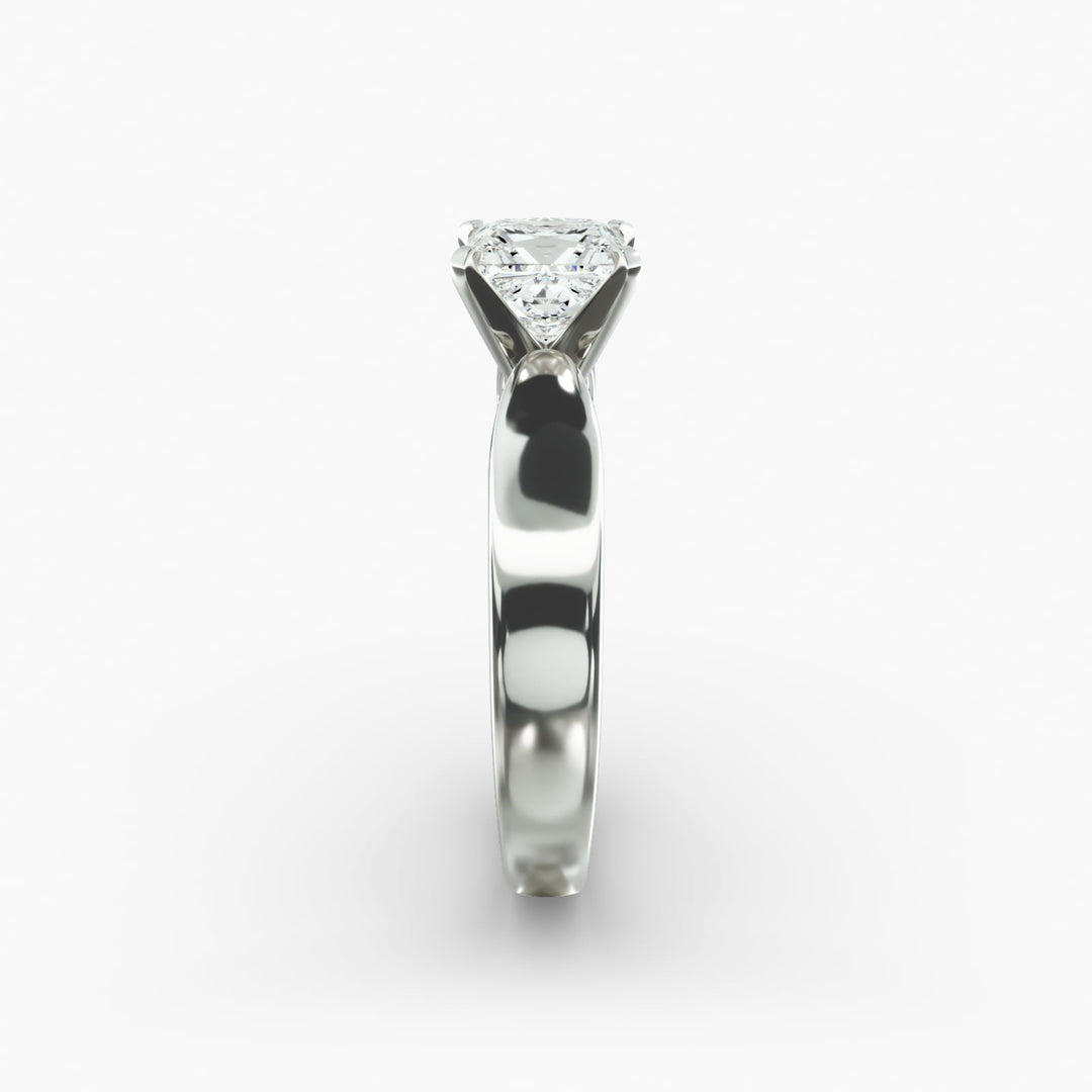 Princess Cut Bold Style Lab-Grown Diamond Ring | 0.50–5.00 Carat | IGI Certified | Yellow, White, Rose Gold