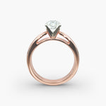 Load image into Gallery viewer, Radiant Cut Lab-Grown Diamond Solitaire Ring | 0.50–5.00 Carat | IGI Certified | Yellow, White &amp; Rose Gold
