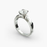 Load image into Gallery viewer, Radiant Cut Lab-Grown Diamond Solitaire Ring | 0.50–5.00 Carat | IGI Certified | Yellow, White &amp; Rose Gold
