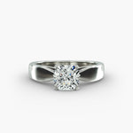 Load image into Gallery viewer, Radiant Cut Lab-Grown Diamond Solitaire Ring | 0.50–5.00 Carat | IGI Certified | Yellow, White &amp; Rose Gold
