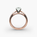 Load image into Gallery viewer, Round Brilliant Lab-Grown Diamond Engagement Ring | 0.50–5.00 Carat | IGI Certified | Yellow, White &amp; Rose Gold
