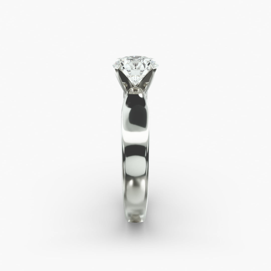 Round Brilliant Lab-Grown Diamond Engagement Ring | 0.50–5.00 Carat | IGI Certified | Yellow, White & Rose Gold