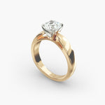 Load image into Gallery viewer, Round Brilliant Lab-Grown Diamond Engagement Ring | 0.50–5.00 Carat | IGI Certified | Yellow, White &amp; Rose Gold
