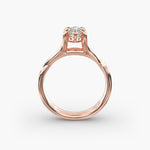 Load image into Gallery viewer, Marquise Lab-Grown Diamond Double Band Ring – Modern Designer Style | IGI Certified | 10K/14K/18K Gold
