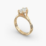 Load image into Gallery viewer, Marquise Lab-Grown Diamond Double Band Ring – Modern Designer Style | IGI Certified | 10K/14K/18K Gold

