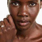 Load image into Gallery viewer, Radiant Lab-Grown Diamond Ring – Twisted Dual-Band Design | IGI Certified | 10K/14K/18K Gold

