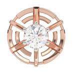 Load image into Gallery viewer, Cross-Style Round Lab Grown Diamond Earrings 0.94 CTW in 10K 14K 18K White Yellow Rose Gold
