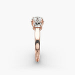Load image into Gallery viewer, 10K Gold Round Brilliant Cut Solitaire Diamond Engagement Ring
