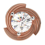 Load image into Gallery viewer, Round Lab Grown Diamond Circle Earrings 0.94 CTW – 10K 14K 18K White Yellow Rose Gold, IGI Certified
