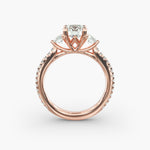 Load image into Gallery viewer, 14K Gold Round Brilliant Cut Three Stone Engagement Ring
