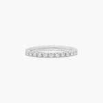 Load image into Gallery viewer, 0.50 CT French Pavé Diamond Eternity Band in Gold | 27 Round Stone Ring

