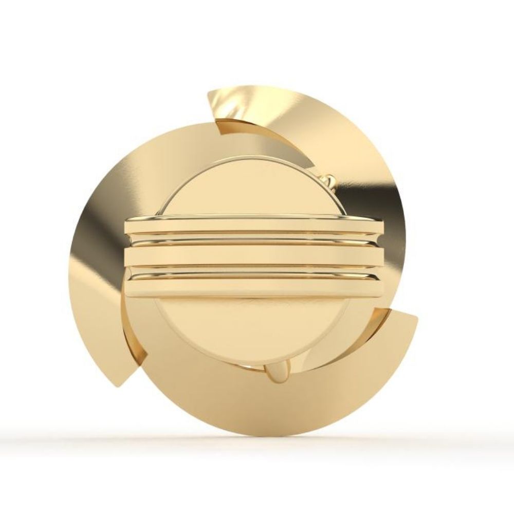 Round Lab Grown Diamond Circle Earrings 0.94 CTW – 10K 14K 18K White Yellow Rose Gold, IGI Certified