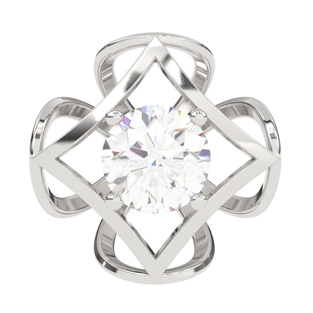 Round Lab Grown Diamond Stud Earrings 0.94 CTW in 10K 14K 18K White Yellow Rose Gold