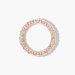 Load image into Gallery viewer, 3.19 CT Round Diamond Eternity Band | Low Dome Basket Ring with 18 Stones
