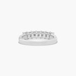 Load image into Gallery viewer, 1.00 CT Emerald Cut Diamond Anniversary Band in Gold | Seven Stone Ring
