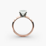 Load image into Gallery viewer, Princess Cut Lab Grown Diamond Solitaire Ring | 0.50 –5.00 Carat | Classic Band | IGI Certified | 10K/14K/18K Yellow, White, Rose Gold
