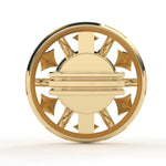 Load image into Gallery viewer, Round Lab Grown Diamond Square Stud Earrings with Circle Design 0.94 CTW – 10K 14K 18K White Yellow Rose Gold, IGI Certified
