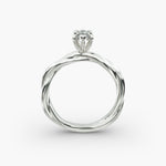 Load image into Gallery viewer, Marquise Lab-Grown Diamond Ring – Twisted Rope Band | IGI Certified | 10K/14K/18K Gold
