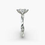 Load image into Gallery viewer, Marquise Lab-Grown Diamond Ring – Twisted Rope Band | IGI Certified | 10K/14K/18K Gold
