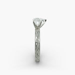 Load image into Gallery viewer, Heart Lab-Grown Diamond Ring – Milgrain Band Design | IGI Certified | 10K/14K/18K Gold
