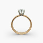 Load image into Gallery viewer, Marquise Lab-Grown Diamond Ring – Milgrain Band Design | IGI Certified | 10K/14K/18K Gold

