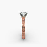 Load image into Gallery viewer, Oval Lab-Grown Diamond Ring – Milgrain Band Design | IGI Certified | 10K/14K/18K Gold
