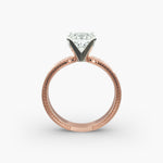 Load image into Gallery viewer, Princess Lab-Grown Diamond Ring – Milgrain Band Design | IGI Certified | 10K/14K/18K Gold
