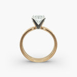 Load image into Gallery viewer, Princess Lab-Grown Diamond Ring – Milgrain Band Design | IGI Certified | 10K/14K/18K Gold
