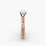 Load image into Gallery viewer, Radiant Lab-Grown Diamond Ring – Milgrain Band Design | IGI Certified | 10K/14K/18K Gold
