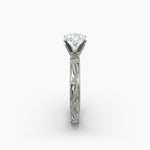 Load image into Gallery viewer, Radiant Lab-Grown Diamond Ring – Milgrain Band Design | IGI Certified | 10K/14K/18K Gold
