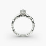 Load image into Gallery viewer, Marquise Lab-Grown Diamond Ring – Twisted Band Design | IGI Certified | 10K/14K/18K Gold
