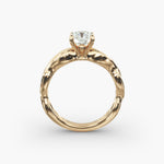 Load image into Gallery viewer, Radiant Cut Lab-Grown Diamond Twisted Engagement Ring | IGI Certified | 10K/14K/18K Gold
