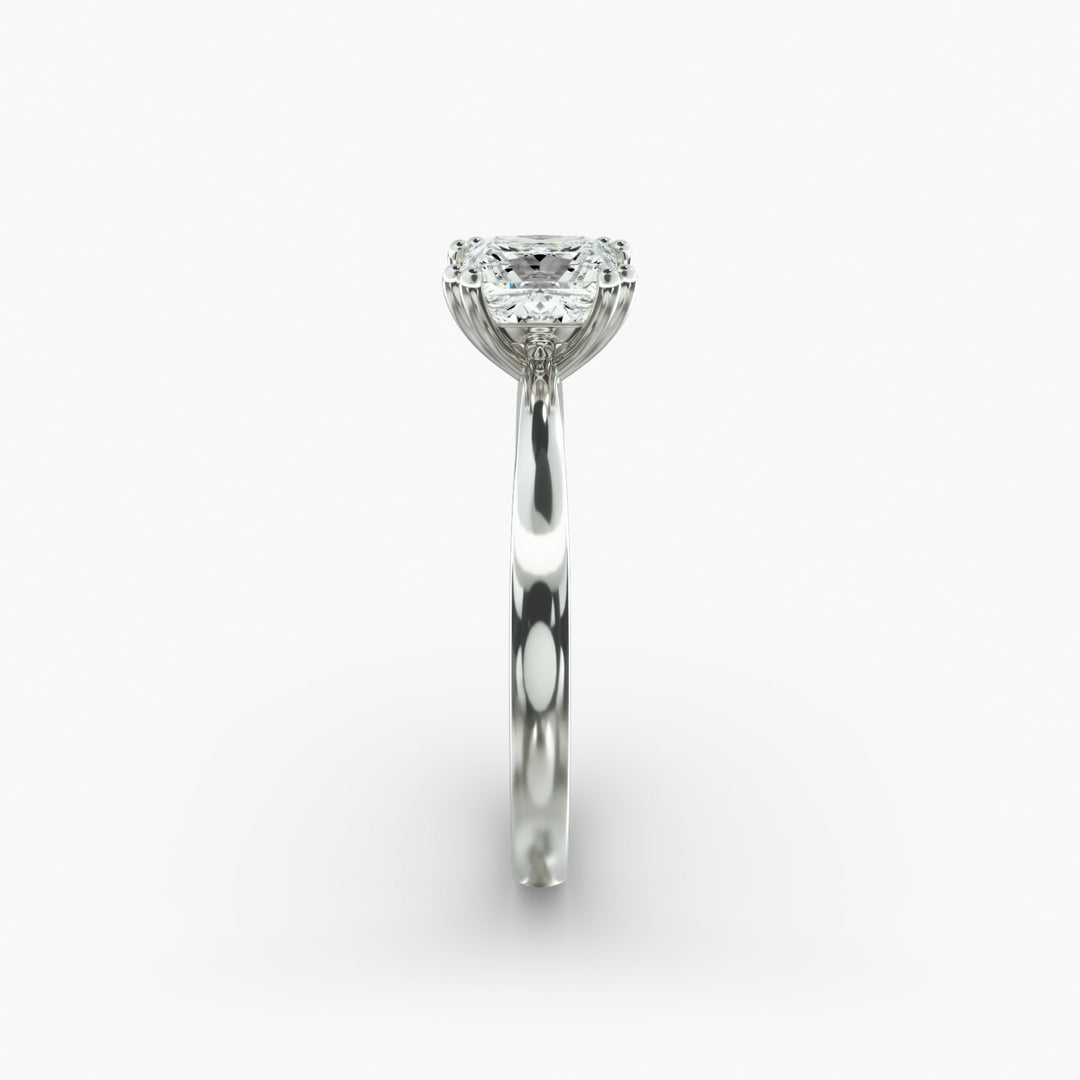 Princess Cut Lab-Grown Diamond Ring — 8-Prong Secure Setting | IGI Certified | 10K/14K/18K Gold