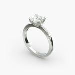 Load image into Gallery viewer, Princess Cut Lab-Grown Diamond Ring — 8-Prong Secure Setting | IGI Certified | 10K/14K/18K Gold
