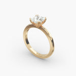 Load image into Gallery viewer, Princess Cut Lab-Grown Diamond Ring — 8-Prong Secure Setting | IGI Certified | 10K/14K/18K Gold
