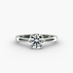 Load image into Gallery viewer, Round Cut Lab-Grown Diamond Solitaire Ring — 8 Prong | IGI Certified | 10K/14K/18K Gold

