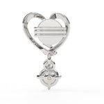 Load image into Gallery viewer, Round Lab Grown Diamond Dangle Earrings 0.50 CTW in 10K 14K 18K White Yellow Rose Gold
