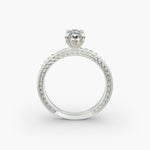 Load image into Gallery viewer, Marquise Lab-Grown Diamond Ring – Twisted Rope Band with Milgrain | IGI Certified | 10K/14K/18K Gold
