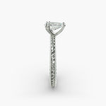 Load image into Gallery viewer, Pear Shape Lab-Grown Diamond Ring — 6-Prong Rope Band with Milgrain | IGI Certified | 10K/14K/18K Gold
