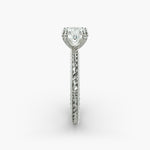 Load image into Gallery viewer, Radiant Cut Lab-Grown Diamond Rope Band Ring with Milgrain | IGI Certified | 10K/14K/18K Gold
