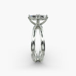 Load image into Gallery viewer, Marquise Lab-Grown Diamond Twisted Double Band Ring – Elegant Designer Style | IGI Certified | 10K/14K/18K Gold
